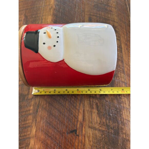 Magenta Home Snowman Canister Mug Salt & Pepper Shaker Set - Picture 14 of 15